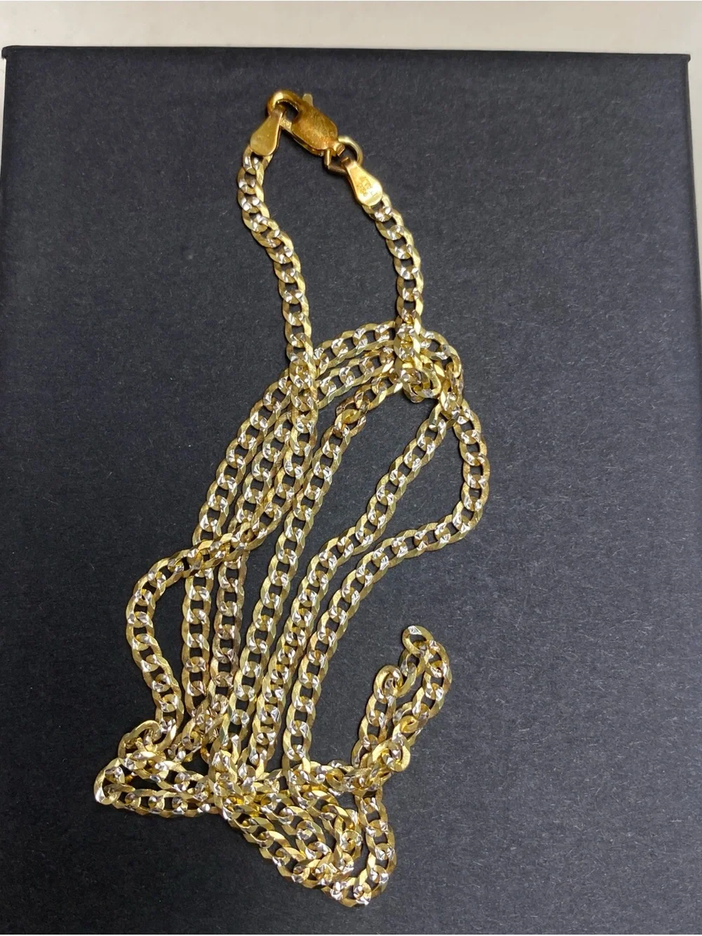 Dual Tone Gold and Silver Chain 22”